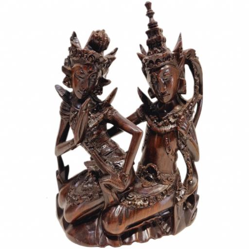 Rama & Sita de madera