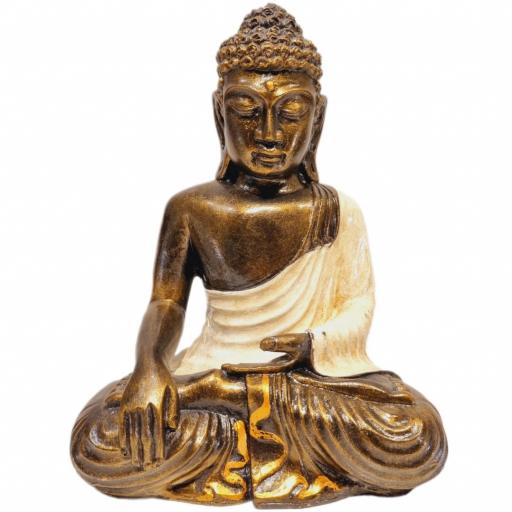 Buda de resina "Bhumisparsha Mudra" [1]