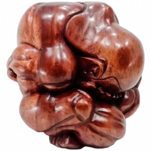 Figura Yogi de madera