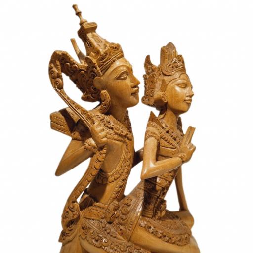 Rama & Sita de madera [1]