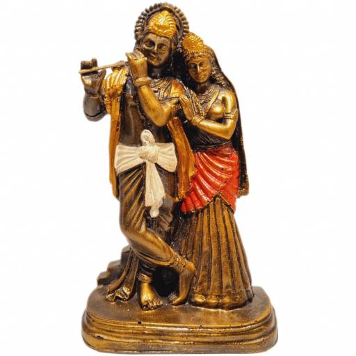 Krishna y Rada de resina