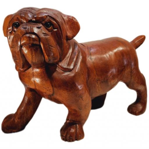 Perro de madera | Bulldog de madera [1]