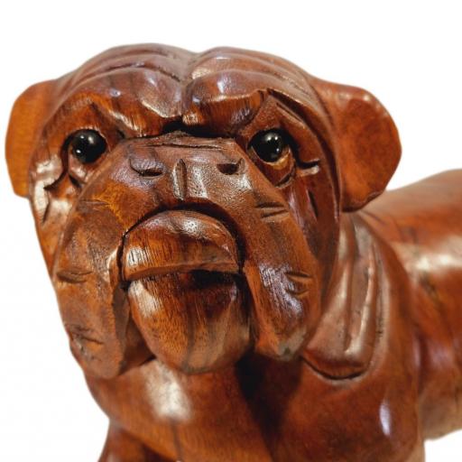 Perro de madera | Bulldog de madera [2]