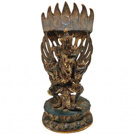 Garuda con Vishnu de bronce [2]