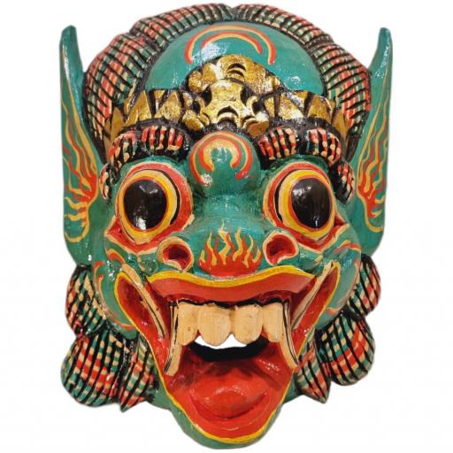 Máscara de Barong pintada