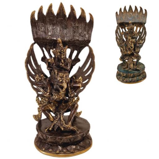 Garuda con Vishnu de bronce [0]