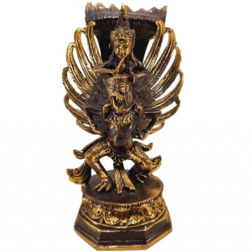 Garuda con Vishnu de bronce [1]