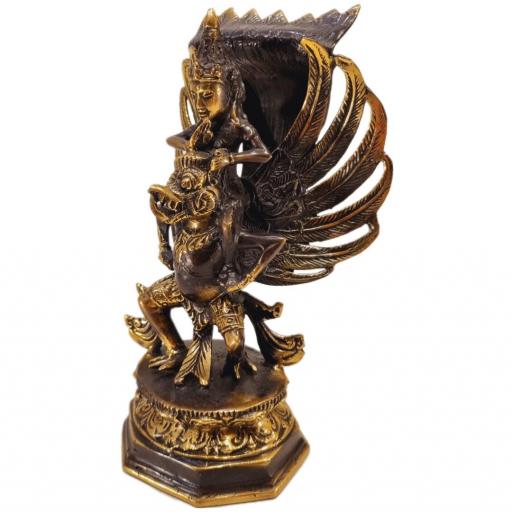 Garuda con Vishnu de bronce [4]