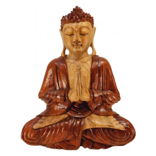 Buda de madera "Anjali Mudra" [6]