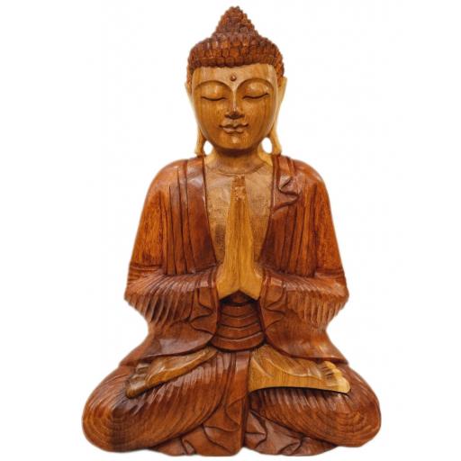 Buda de madera "Anjali Mudra" [7]