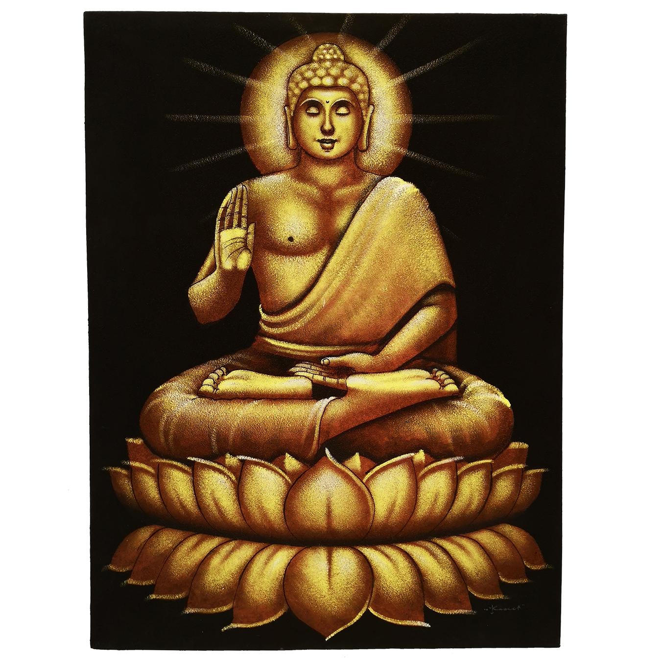 Cuadro de Buda sentado