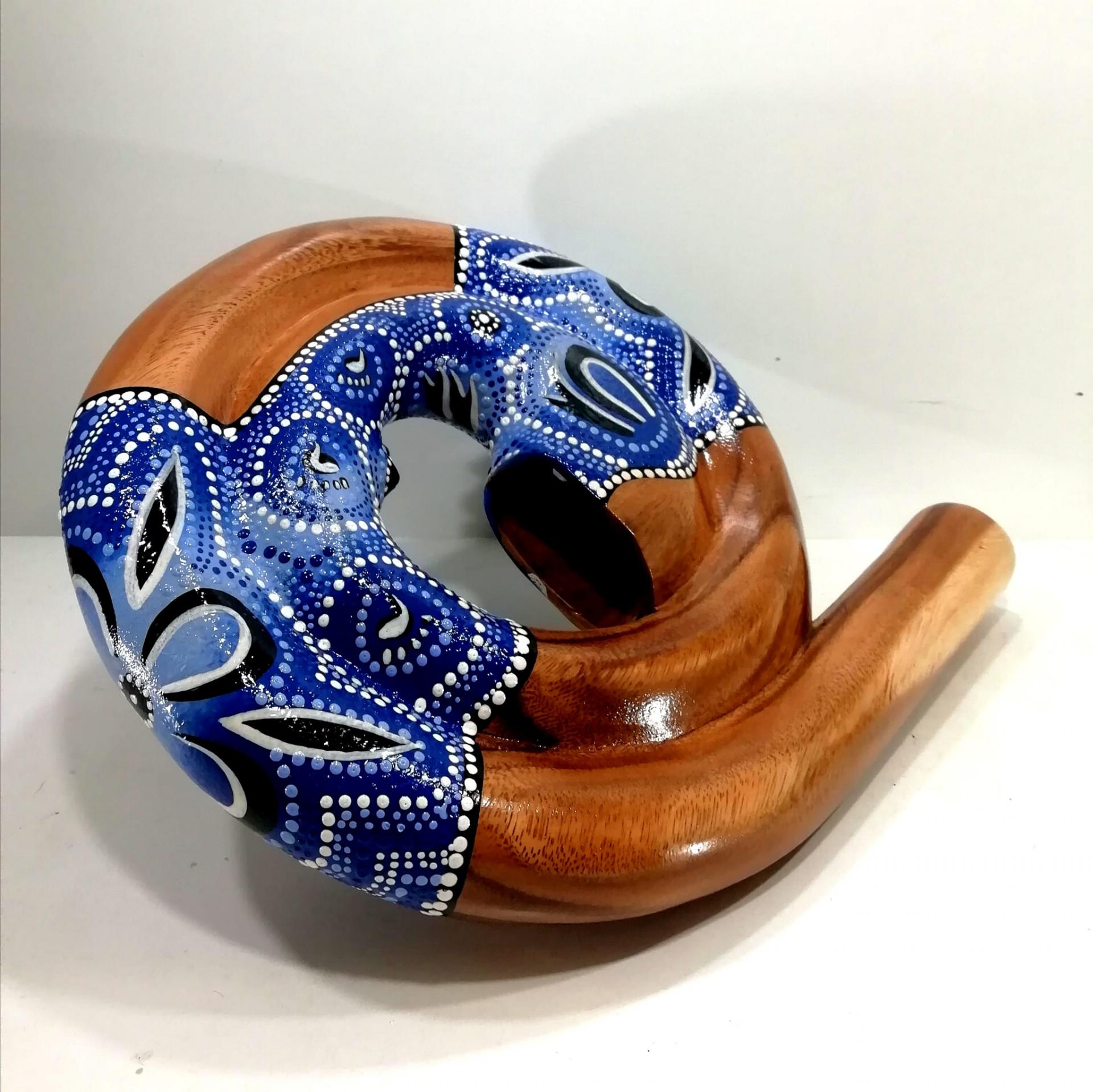 Didgerido espiral pintado