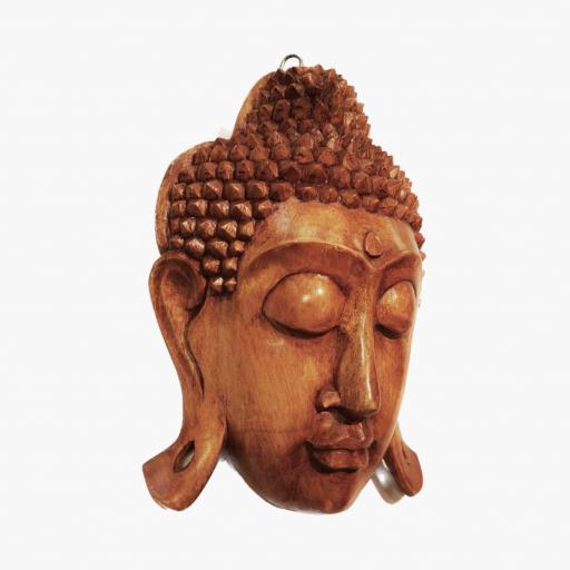Mascara de Buda de madera [1]