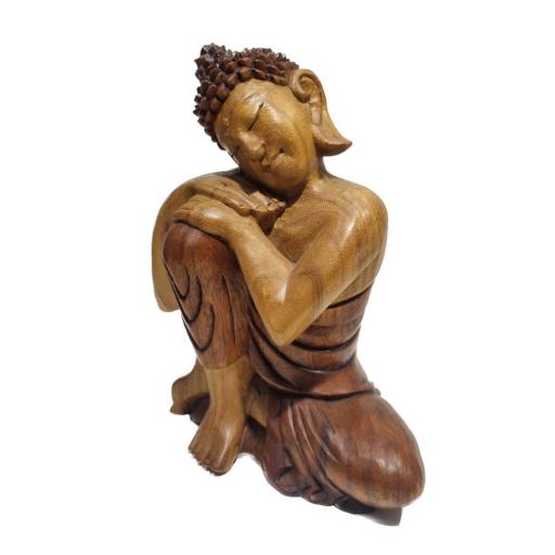 Buda reclinado de madera [5]