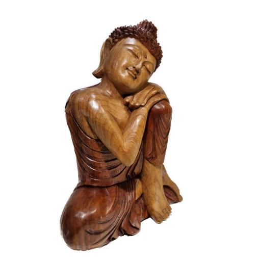 Buda reclinado de madera [1]