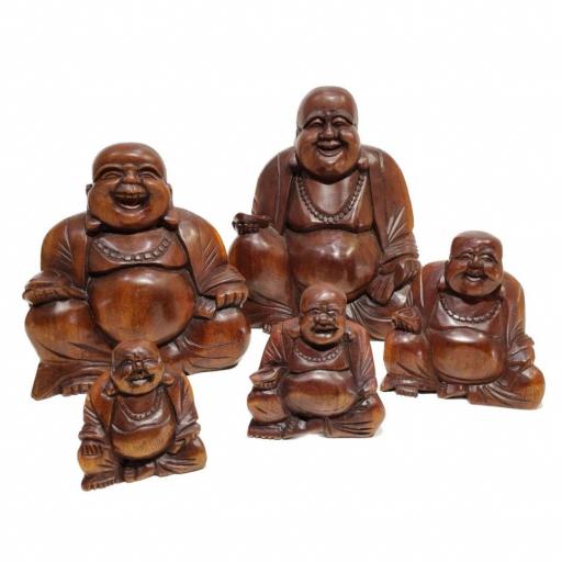 Buda Chino | Buda Feliz | Happy Buddha de madera  [2]