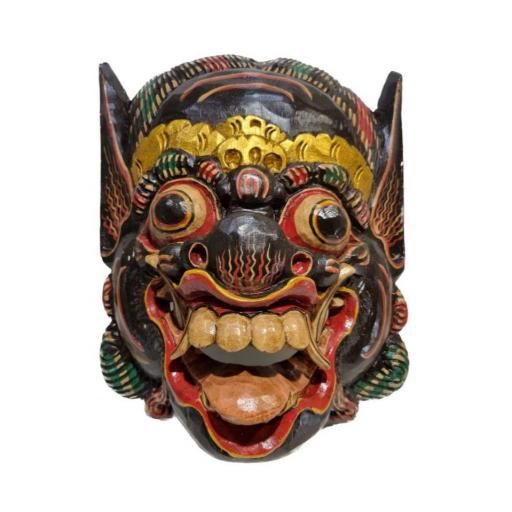 Máscara de Barong pintada