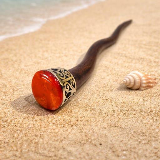 Pincho de pelo - Coral Rojo [0]