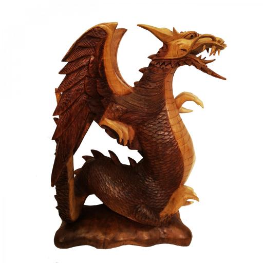 Dragón de madera - 50cm