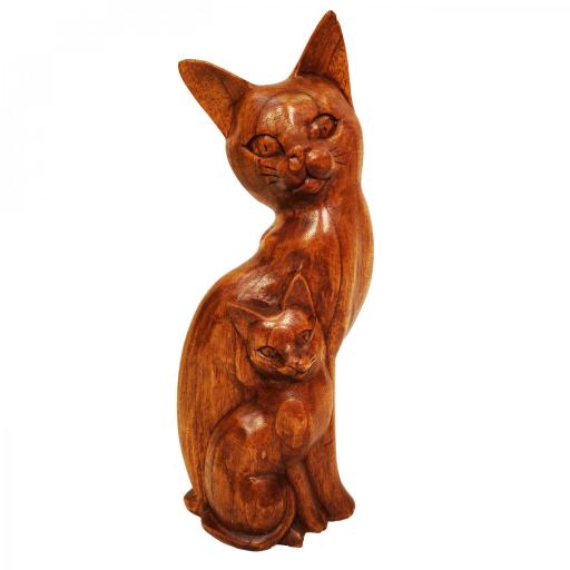 Gato de madera - 31 cm [0]