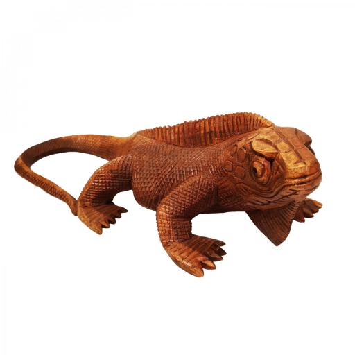 Iguana de madera - 40cm [2]