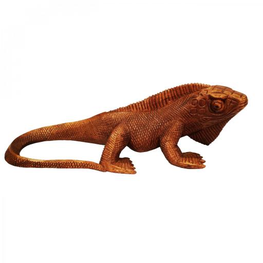 Iguana de madera - 40cm [0]
