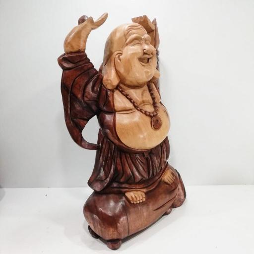 Buda chino de madera "Happy Buda" [1]