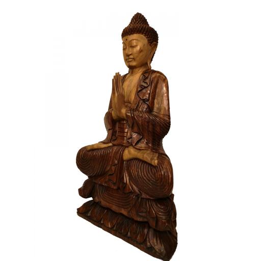 Buda de madera "Anjali Mudra" [2]