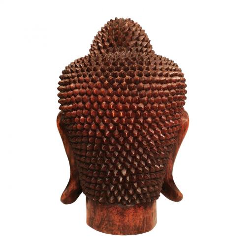 Cabeza de Buda de madera [3]