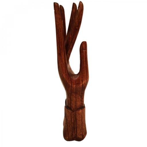 Mano vertical de madera - 25cm [1]