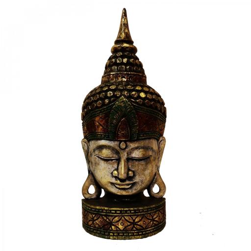 Mascara de Buda con base
