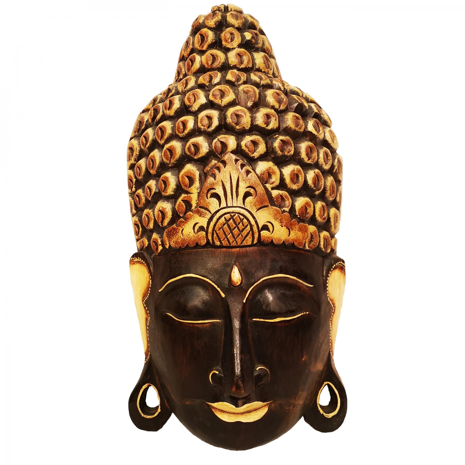 Mascara de Buda pintada