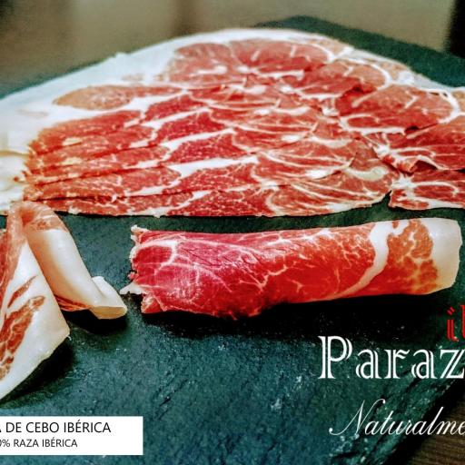 PALETA DE CEBO IBÉRICA 50% RAZA IBÉRICA LONCHEADA [0]