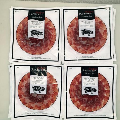 JAMÓN DE CEBO IBÉRICO 50% RAZA IBÉRICA LONCHEADO [1]