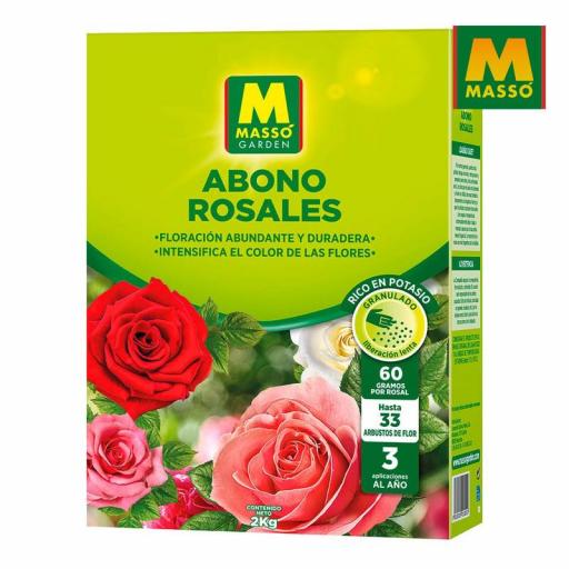 Abono para rosales y arbustos de flor Masso 2 Kg [0]