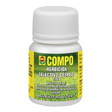 Herbicida selectivo Compo 25 ml para césped