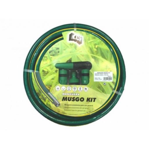 Manguera jardín Modelo Musgo con Kit de accesorios [2]