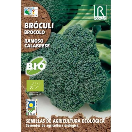 Semillas Ecológicas de Brocoli Ramoso Calabrés 4 g [0]