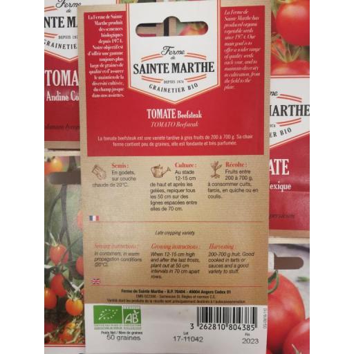 Semillas de tomate ecológico Beefsteak [3]