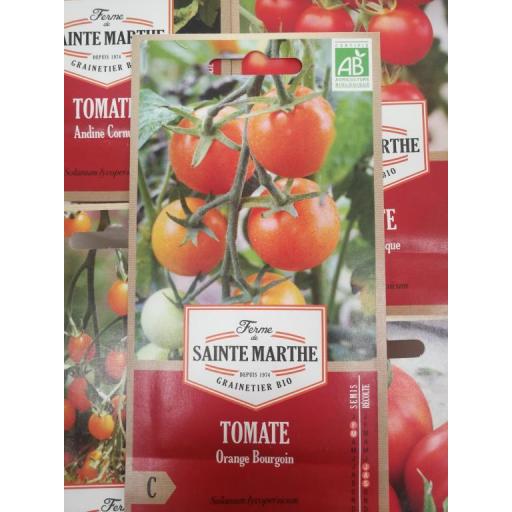 Semillas de tomate ecológico Orange Bourgoin [2]