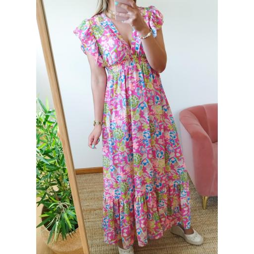 Vestido Hippie rosa [0]