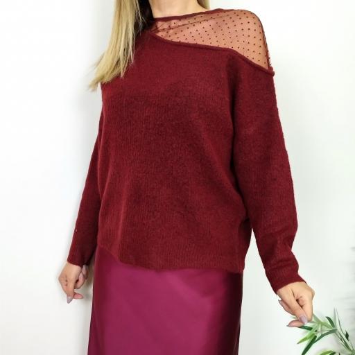 Camisola Bordeaux tule [2]