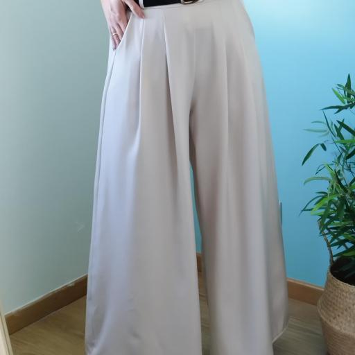 Pantalonas cinto creme [1]