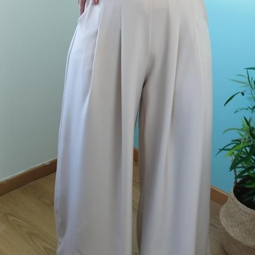 Pantalonas cinto creme [3]