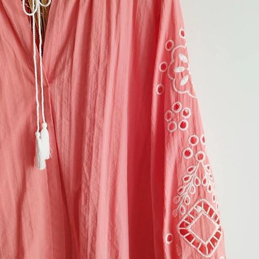 Blusa bordada Rosa Coral [1]