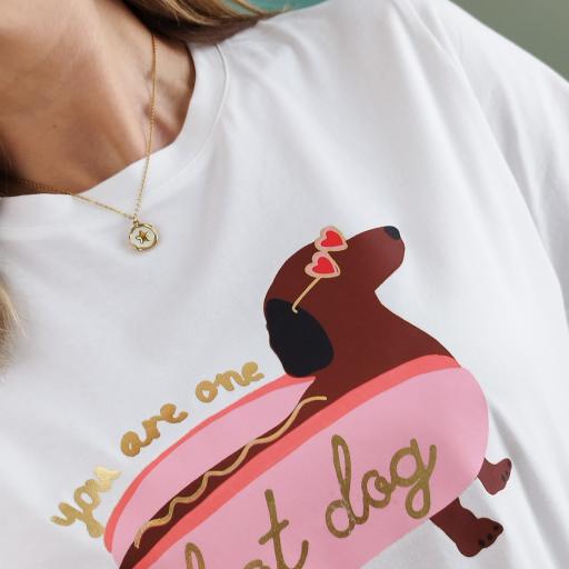 T-shirt Pink Hot Dog [1]