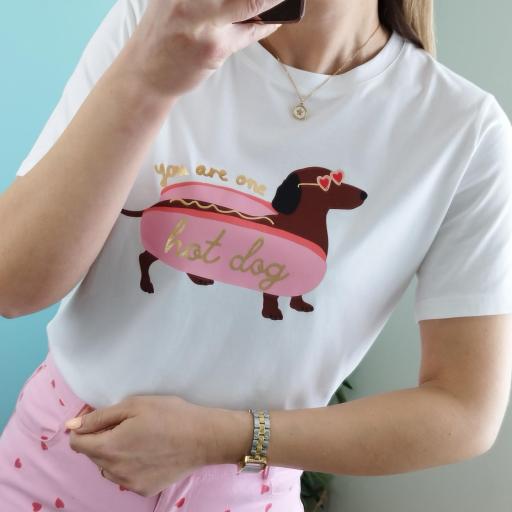 T-shirt Pink Hot Dog [2]