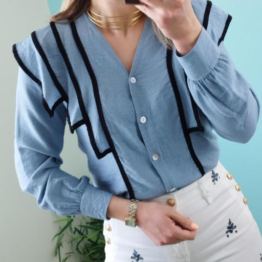 Camisa Egypt azul [1]