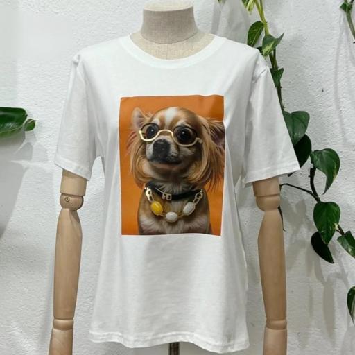 T-shirt glasses dog [1]