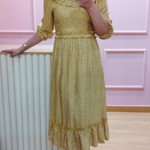 Vestido Dots mostarda [1]